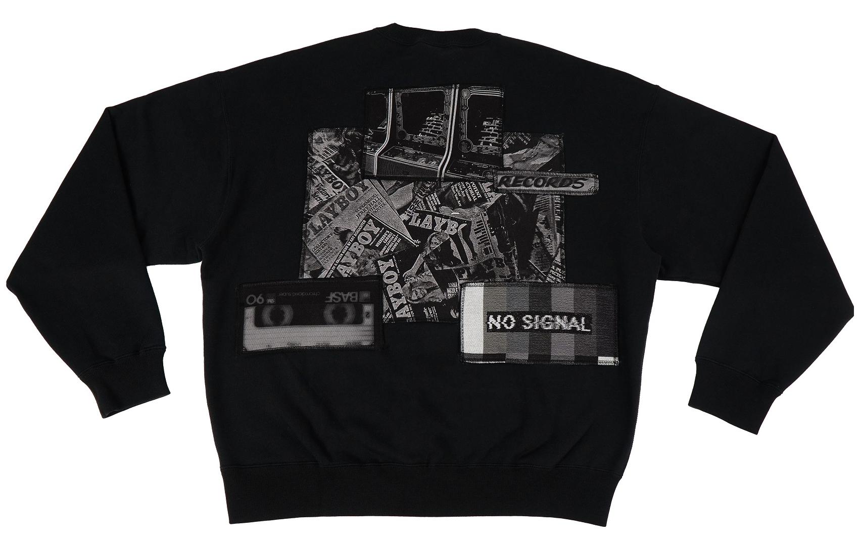 Nike Fantasy "Signal Lost" Embroidered Fleece Crewneck Sweatshirt Unisex Black DA0318-010-Signal-Loss 圖 3