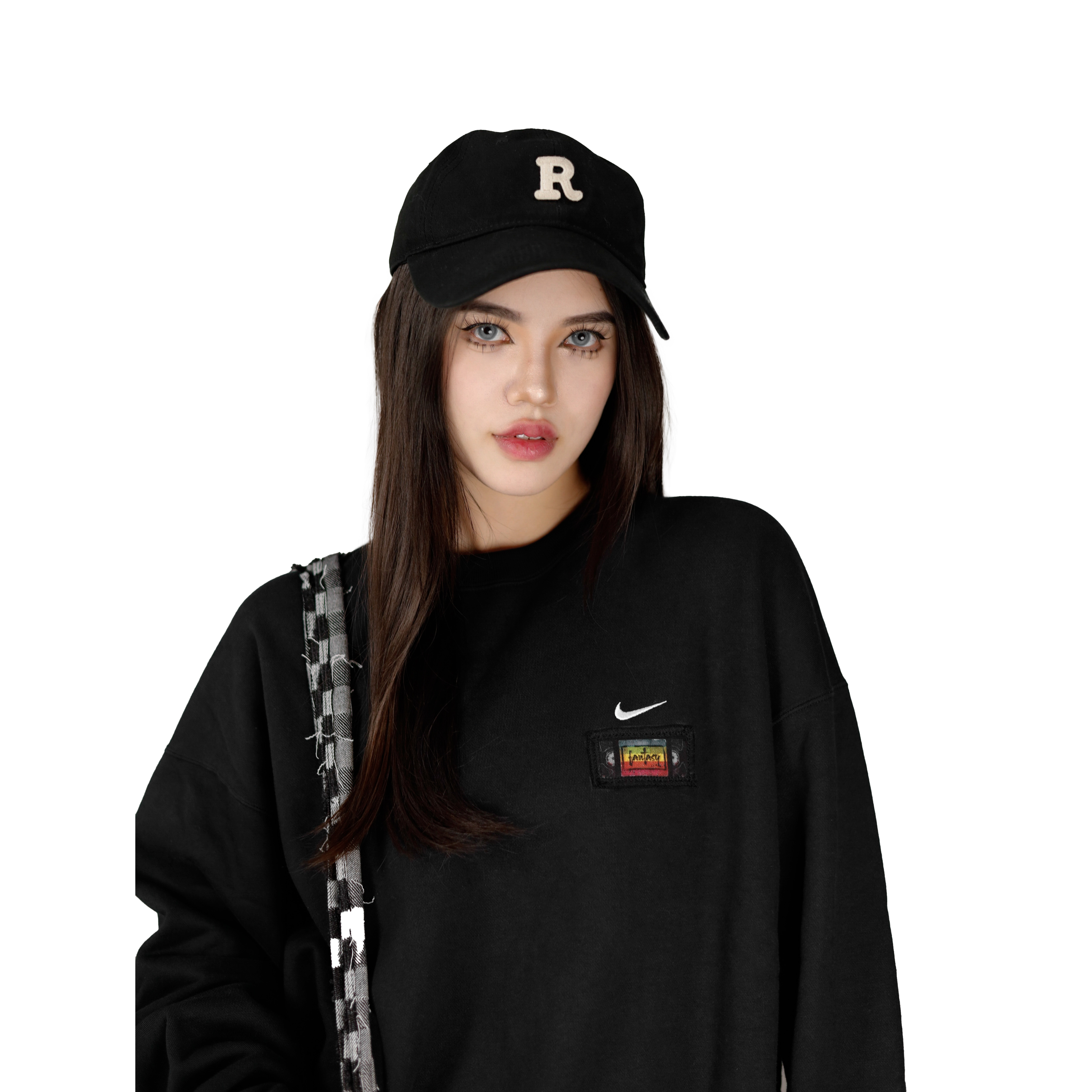 Nike Fantasy "Signal Lost" Embroidered Fleece Crewneck Sweatshirt Unisex Black DA0318-010-Signal-Loss 圖 6