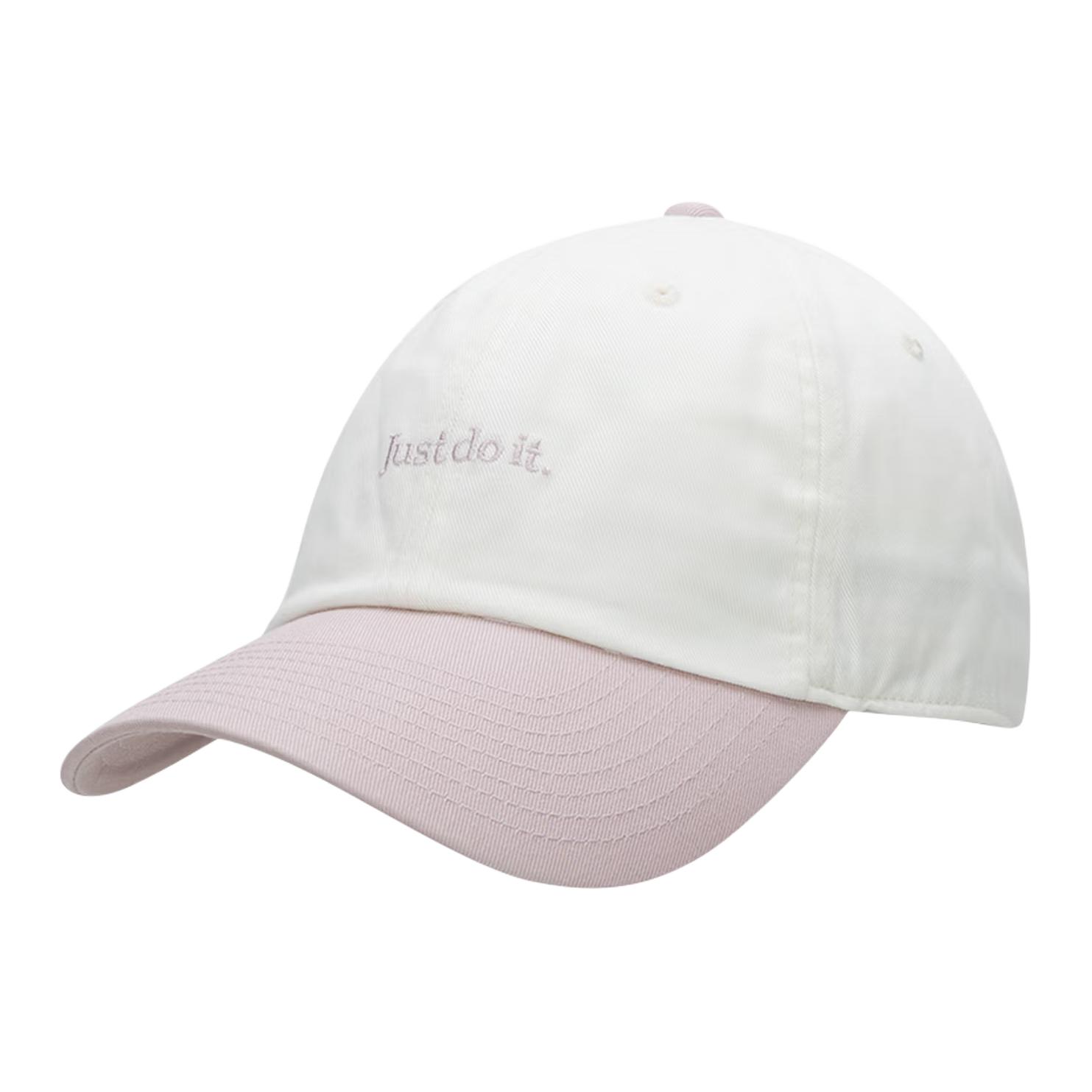 Nike Fashion Casual Cotton Baseball Cap Unisex White/Pink FB5370-136