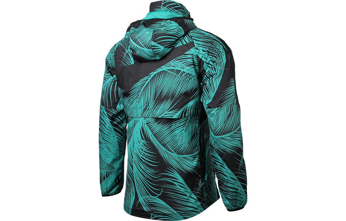 Nike FC Barcelona 20-21 Teal Green Soccer Jacket Hoodie CK8570-396 圖 3