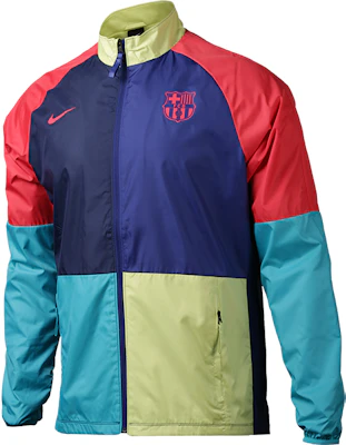 Nike FC Barcelona 20/21 Soccer Training Windbreaker Jacket Navy Men CI9529-457 Order Nike FC Barcelona 20/21 Soccer Training Windbreaker Jacket Navy Men CI9529-457