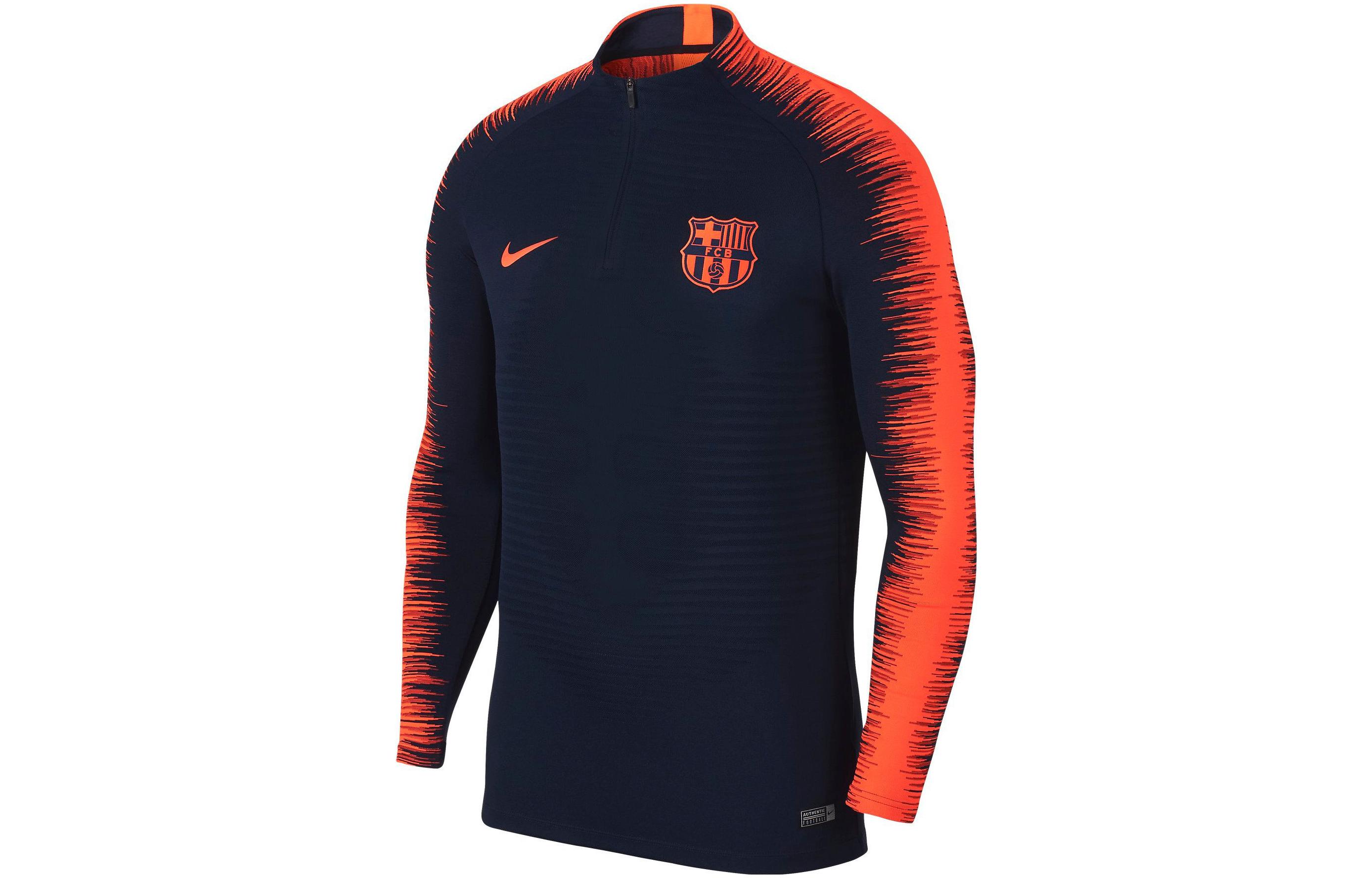 Nike FC Barcelona Half-Zip Retro Track Jacket for Men - Deep Navy 943165-452