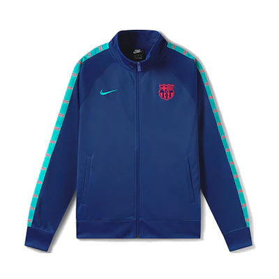 Nike FC Barcelona Retro Football Training Jacket - Deep Royal Blue CW6045-455