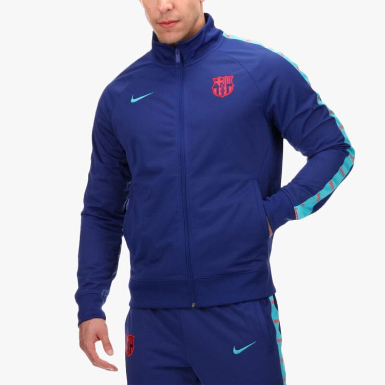 Nike FC Barcelona Retro Football Training Jacket - Deep Royal Blue CW6045-455 圖 4