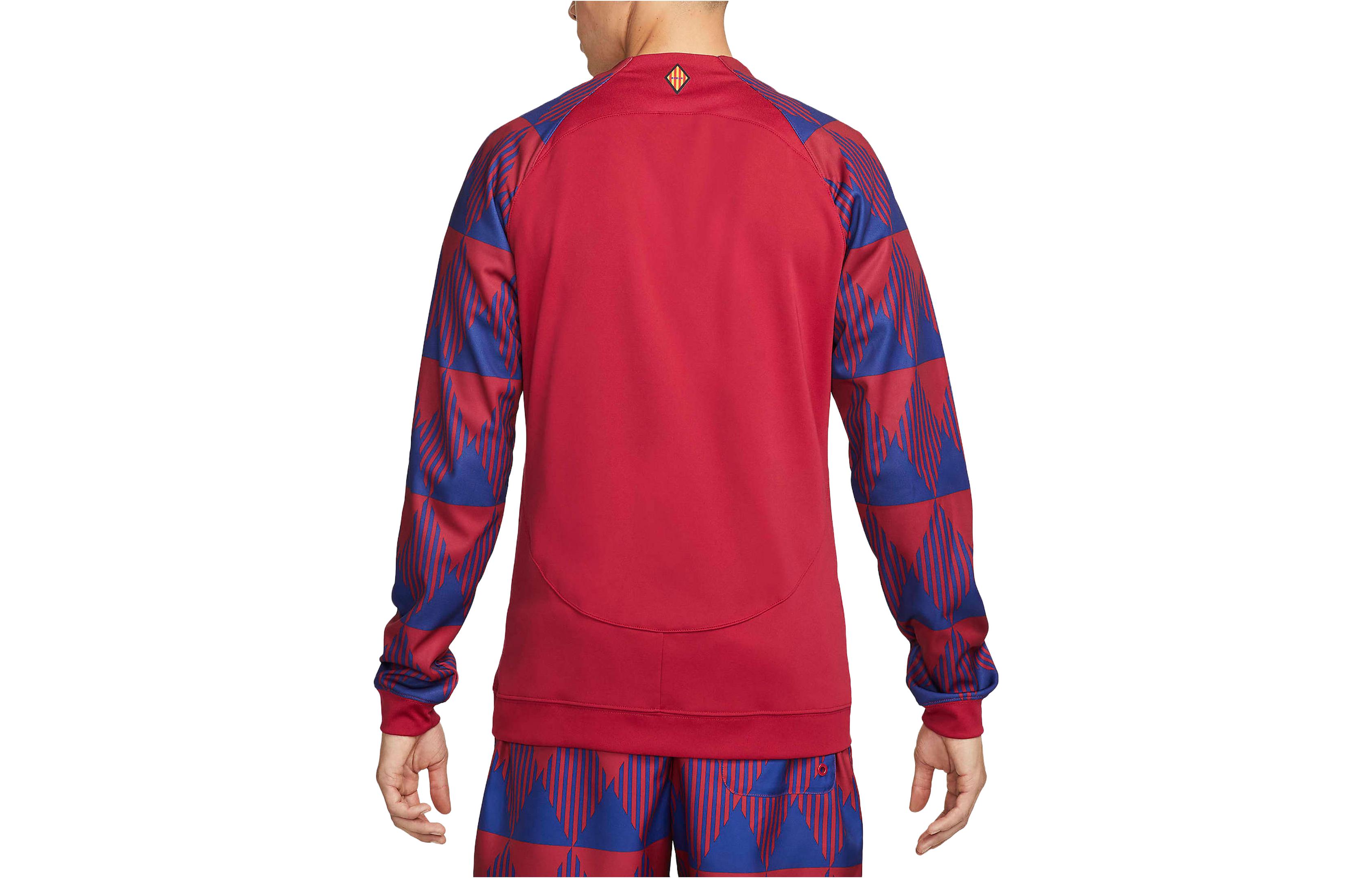 Nike FC Barcelona Retro Track Jacket Noble Red Soccer Knit Jacket FB3043-620 圖 3