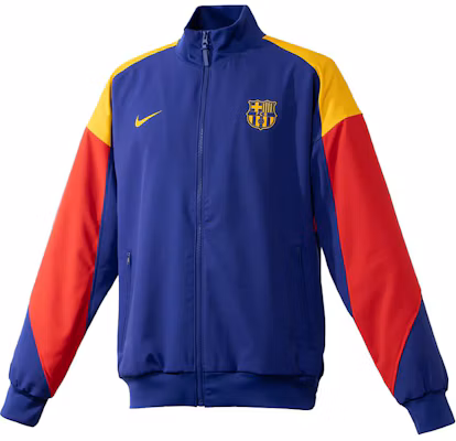 Nike FC 巴塞隆納復古撞色運動外套 藍色 FJ5427-455 Buy Nike FC 巴塞隆納復古撞色運動外套 藍色 FJ5427-455