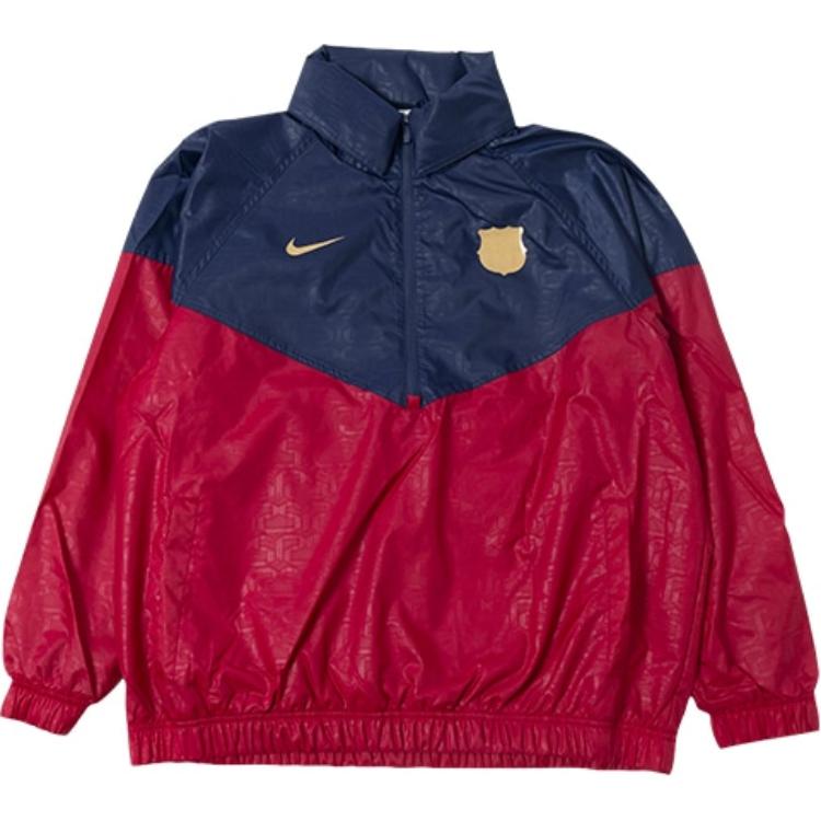 Nike FC Barcelona Windrunner Jacket Noble Red/Midnight Navy/Club Gold FQ3184-620