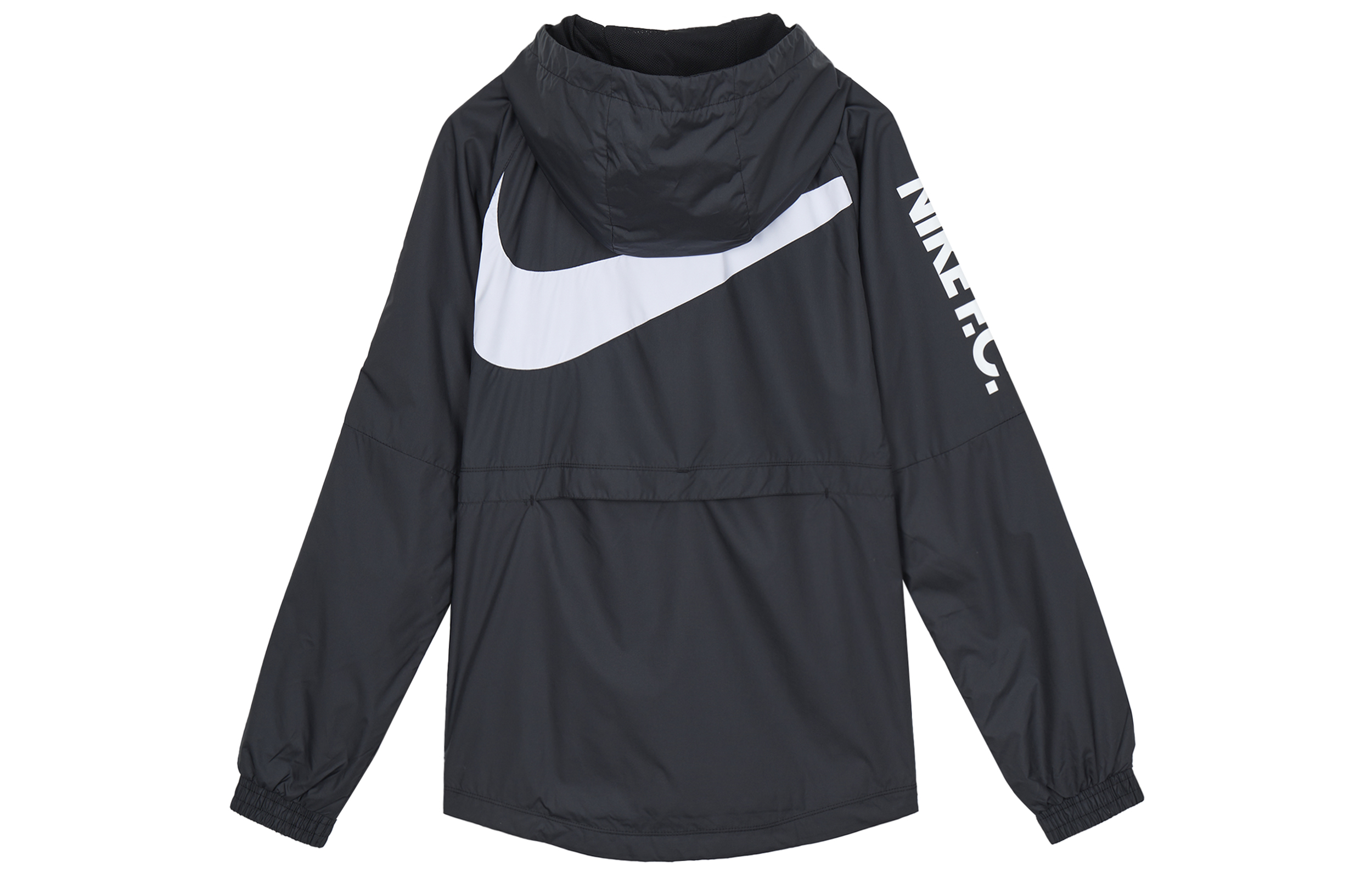 Nike FC Colorblock Logo Print Football Hoodie Jacket Black CD6771-010 圖 3