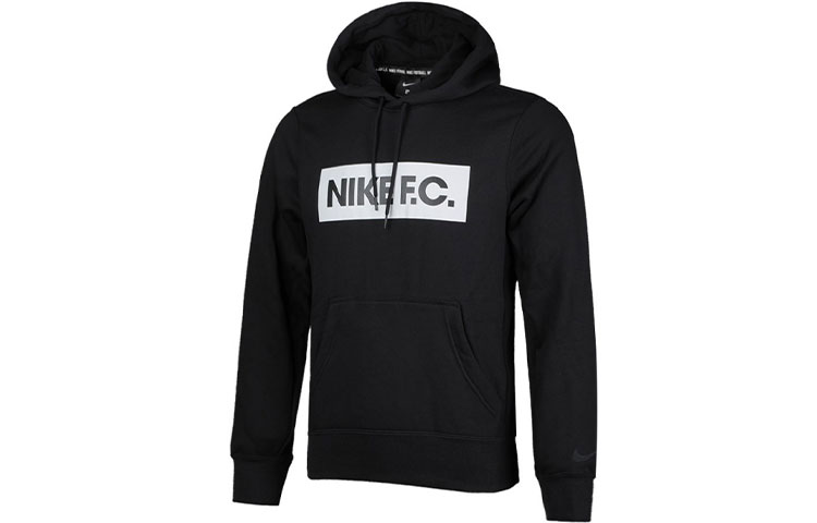 Nike FC Retro Black Pullover Hoodie Casual Football Sweatshirt CT2012-010