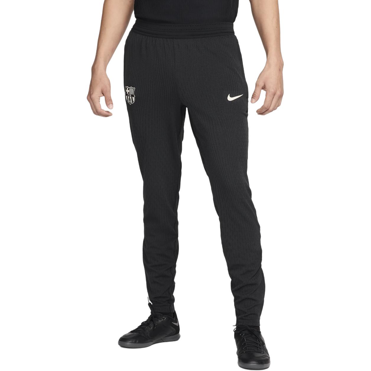 Nike FCDri-FIT ADV Black Football Pants Comfortable Mid-Rise Training Wear FN9306-010