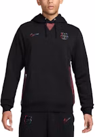 Nike FCDri-Fit Barcelona Away Pullover Hoodie Long Sleeve Black/Black FQ3216-010 Nike FCDri-Fit Barcelona Away Pullover Hoodie Long Sleeve Black/Black FQ3216-010
