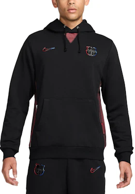 Nike FCDri-Fit Barcelona Away Pullover Hoodie Long Sleeve Black/Black FQ3216-010 Buy Nike FCDri-Fit Barcelona Away Pullover Hoodie Long Sleeve Black/Black FQ3216-010