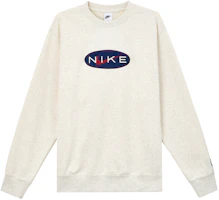 Nike Fitted Logo Embroidered Crewneck Vintage Sweatshirt White () FZ4729-141 Nike Fitted Logo Embroidered Crewneck Vintage Sweatshirt White () FZ4729-141