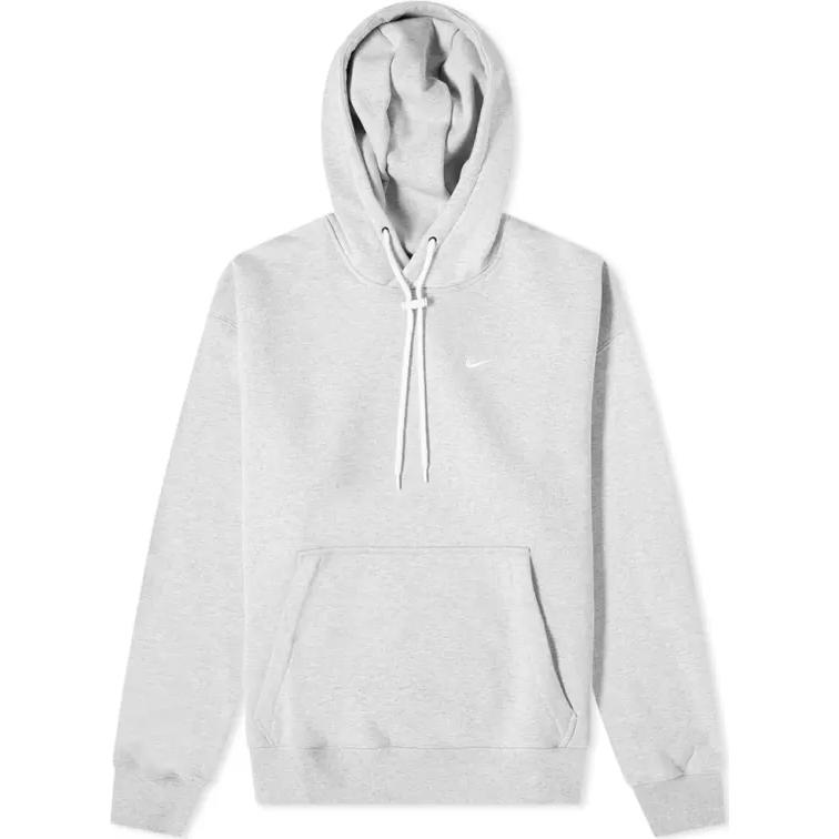 Nike Fleece Drawstring Pullover Hoodie Grey CD6393-050