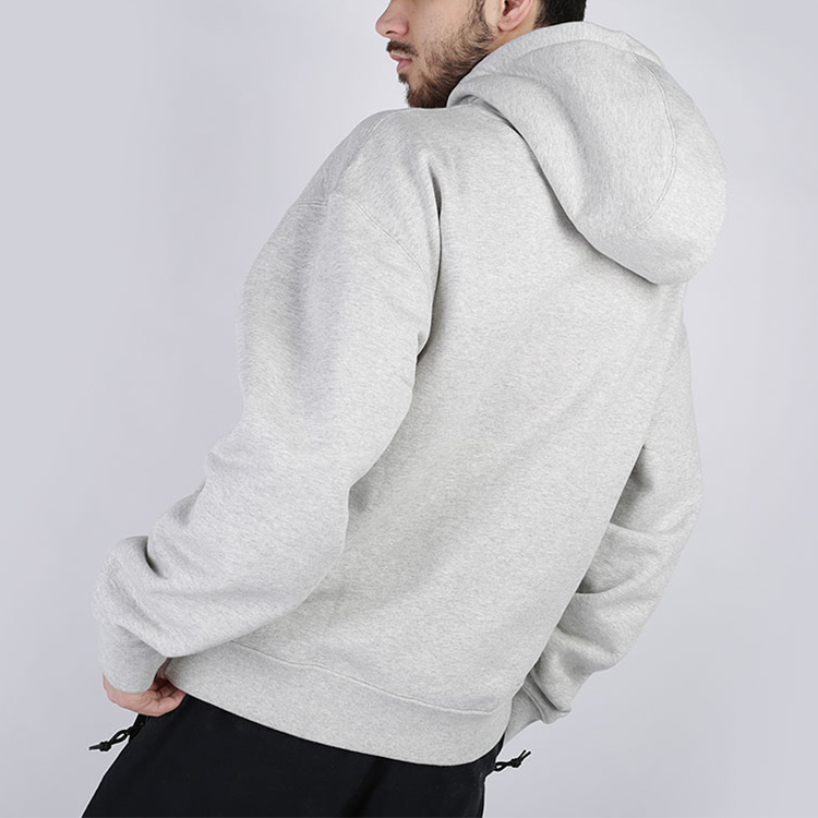 Nike Fleece Drawstring Pullover Hoodie Grey CD6393-050 圖 3