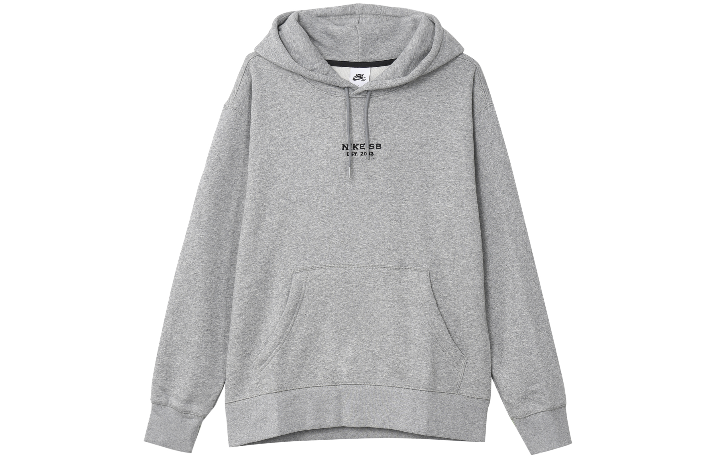 Nike Fleece Embroidered Logo Skateboarding Hoodie Grey DA4265-063 圖 2