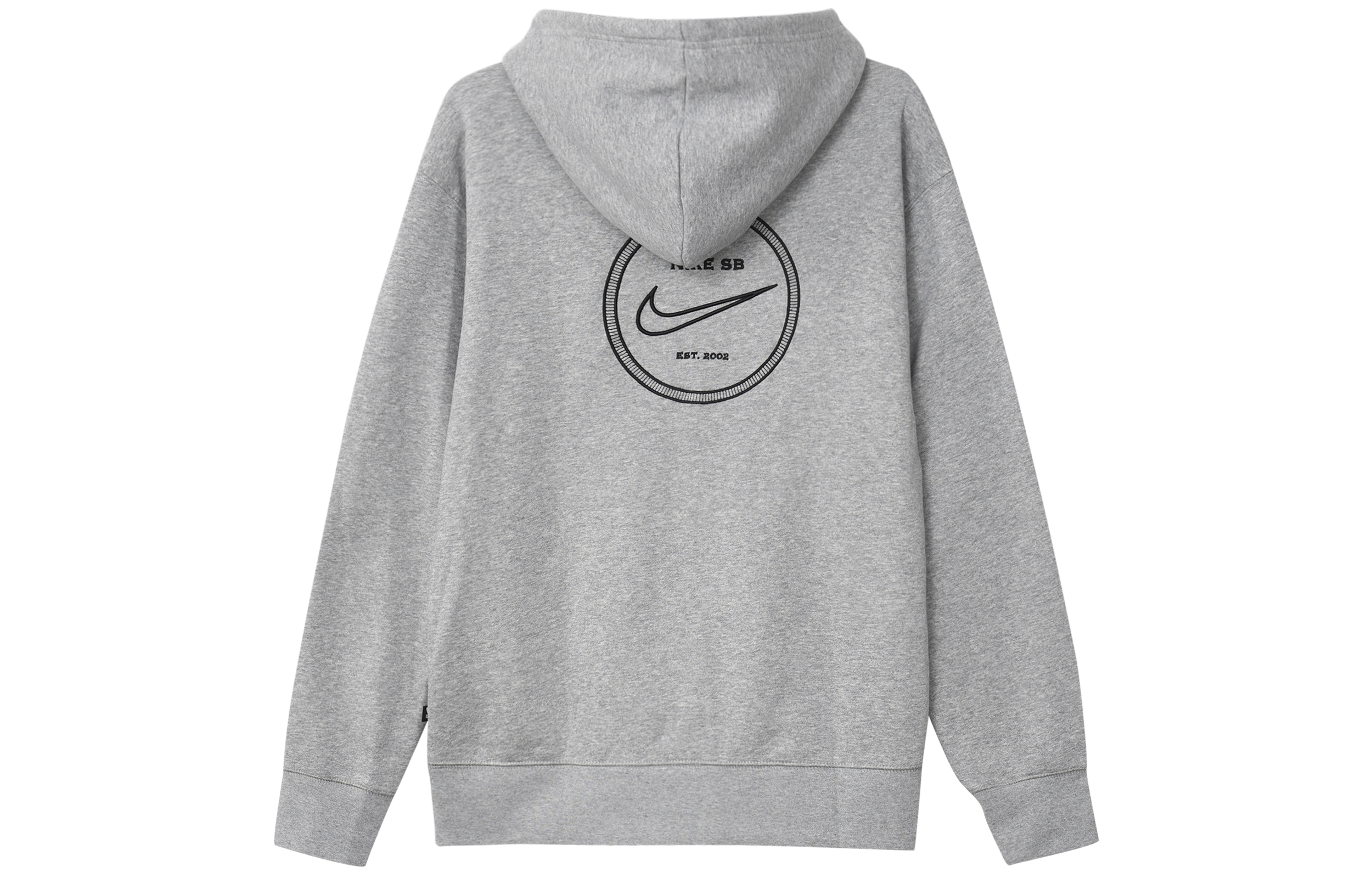 Nike Fleece Embroidered Logo Skateboarding Hoodie Grey DA4265-063 圖 3