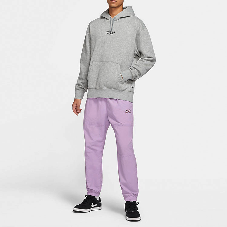 Nike Fleece Embroidered Logo Skateboarding Hoodie Grey DA4265-063 圖 4