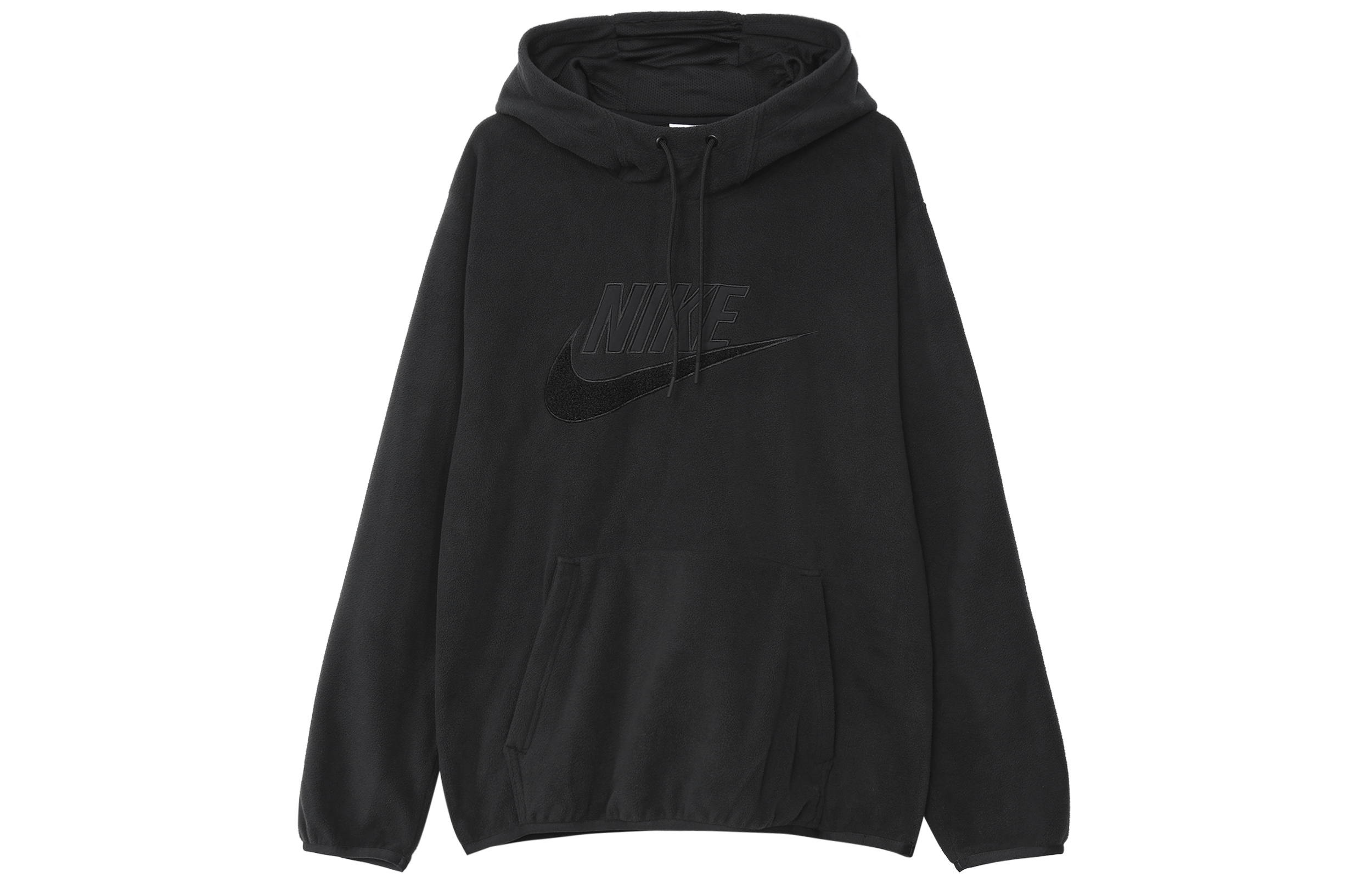 Nike Fleece Patchwork Logo Hoodie Black () DQ4893-010