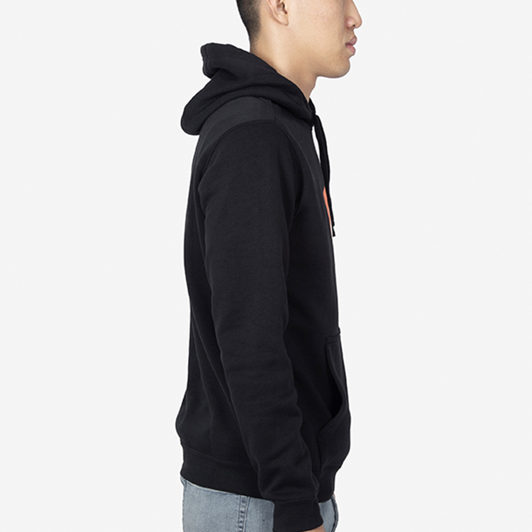 Nike Fleece Pullover Hoodie Black Casual Sportswear CW6414-010 圖 5