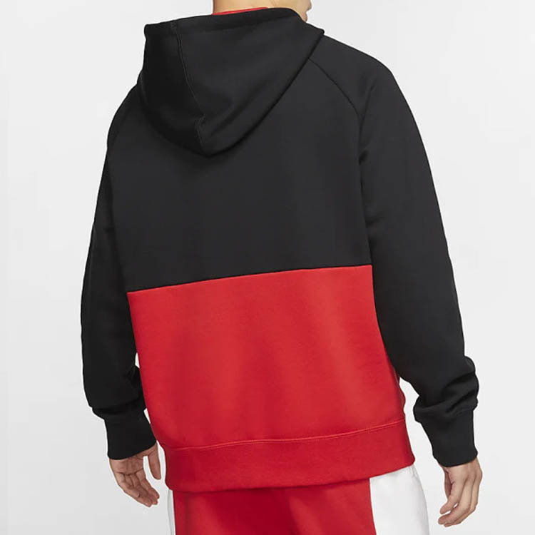 Nike Fleece Pullover Hoodie with Letter Logo Print Black CJ4825-011 圖 5