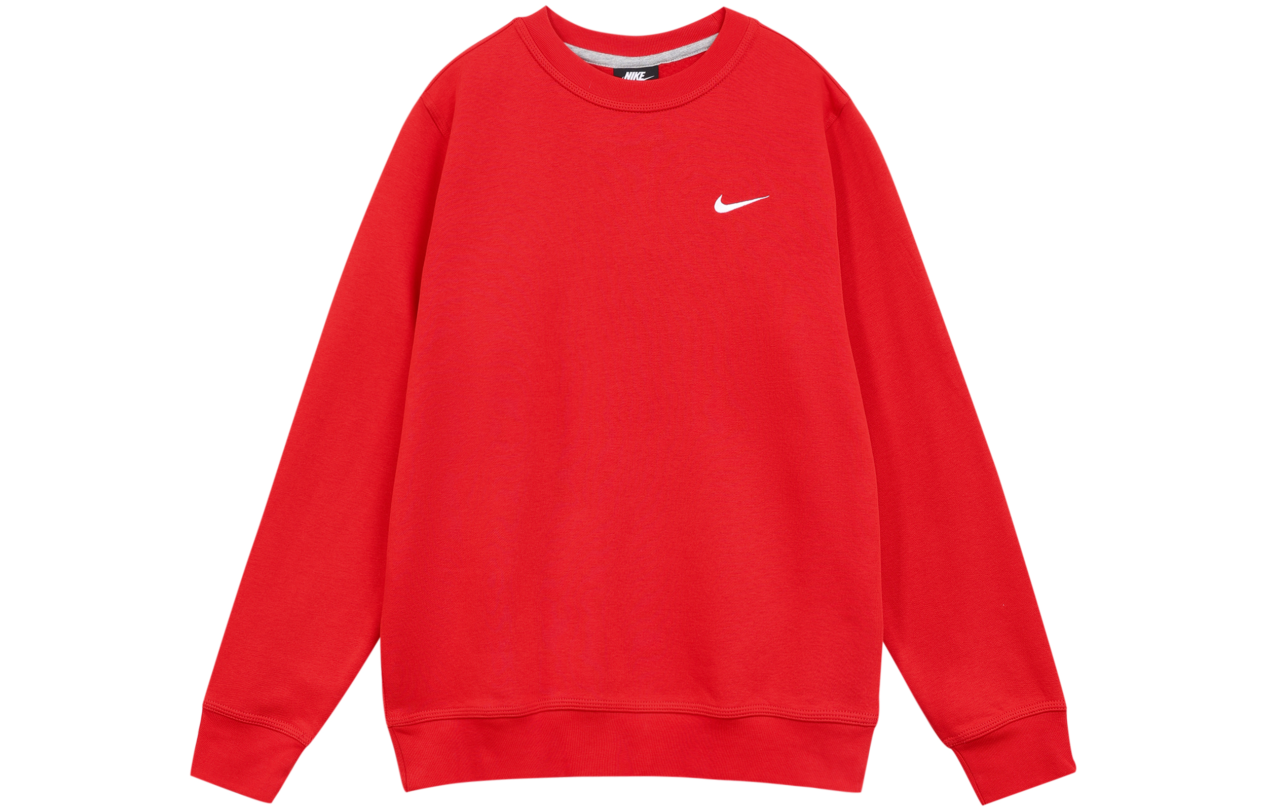 Nike Fleece Red Pullover Sweatshirt Warm Layer 916609-657