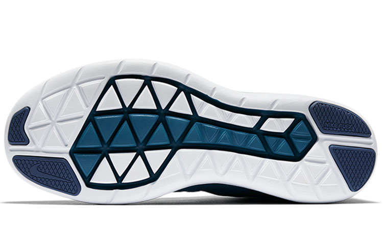 Shop ナイキ フレックス 2017 RN 黒/青 898457-003