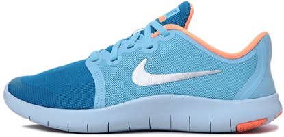 (Youth) Nike Flex Contact 2 'Blue White Orange' AH3448-401 (Youth) Nike Flex Contact 2 'Blue White Orange' AH3448-401