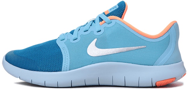 Nike Flex Contact 2 舒適 耐磨 低幫 跑步鞋 GS 藍色 Buy Nike Flex Contact 2 舒適 耐磨 低幫 跑步鞋 GS 藍色