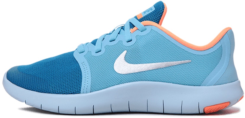 (Youth) Nike Flex Contact 2 'Blue White Orange' AH3448-401 Buy (Youth) Nike Flex Contact 2 'Blue White Orange' AH3448-401