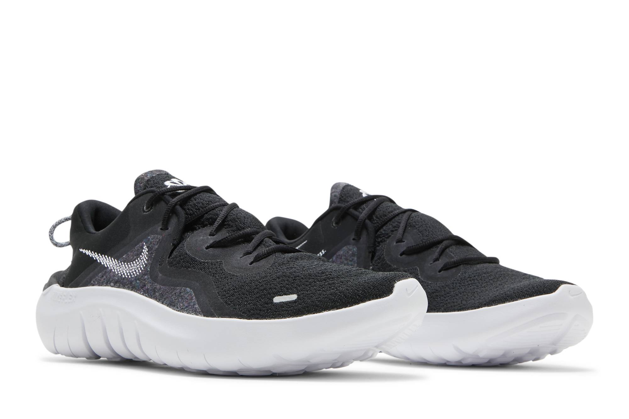 Cheap 耐克Flex Run 2021黑白跑鞋 CW3408-002