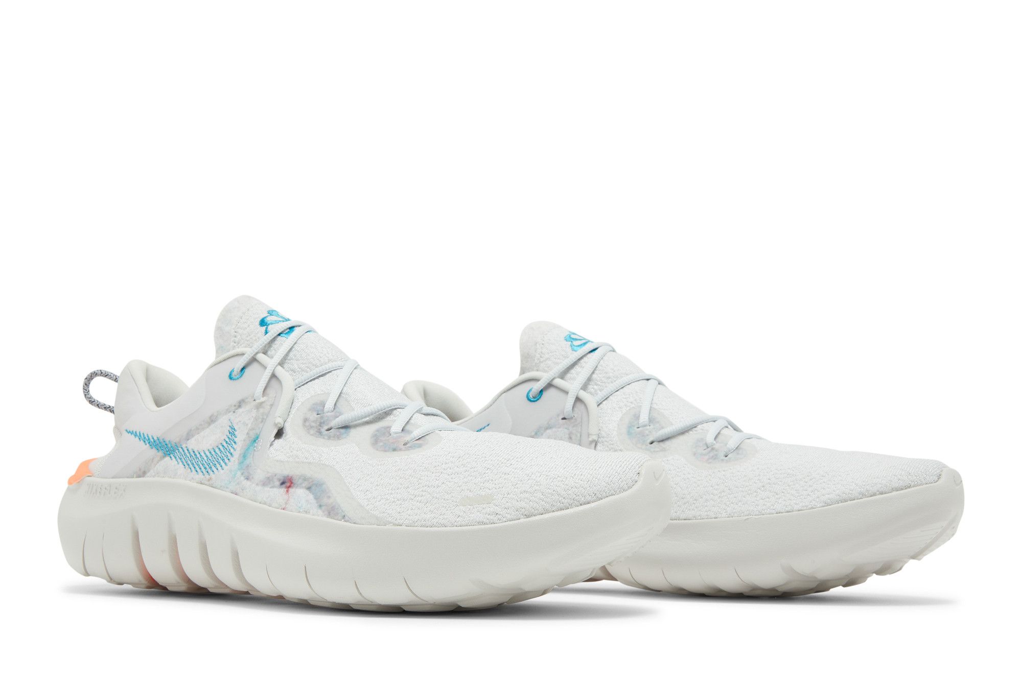 Cheap Nike Flex Run 2021 ''Photon Dust Cyber Teal'' Scarpe da Running CW3408-004