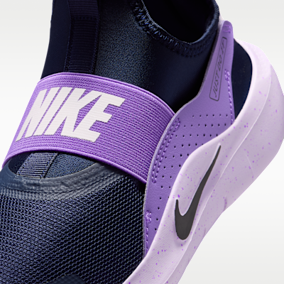 Sizing Nike Flex Runner 4 Hitam Biru/Violet Cerah/Lilac Pudar/Hitam IF2893-406