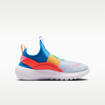 Lookbook (JR) Nike Flex Runner 4 Azul Cristal/Rojo Picante/Gris Fútbol/Negro IF2893-404