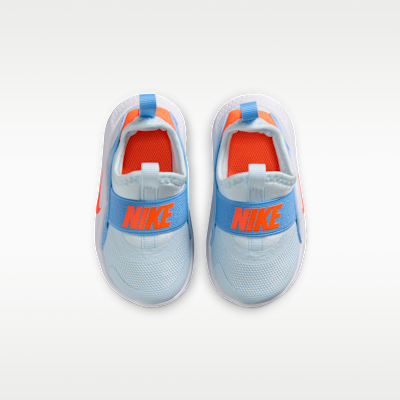 Shop Nike Flex Runner 4 Blu Ghiaccio/Blu Football/Grigio Chiaro/Arancione Totale IF2895-407