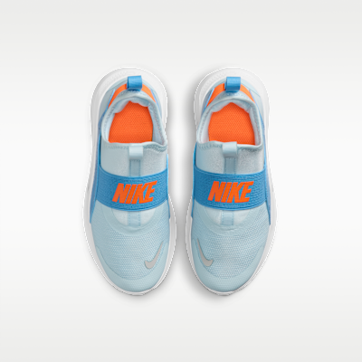 Shop Nike Flex Runner 4 冰川藍/足球藍/光子灰/橘色 IF2894-407