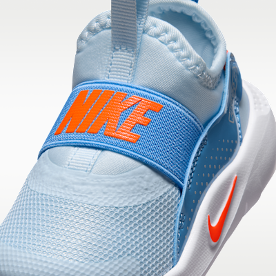 Sizing Nike Flex Runner 4 Blu Ghiaccio/Blu Football/Grigio Chiaro/Arancione Totale IF2895-407