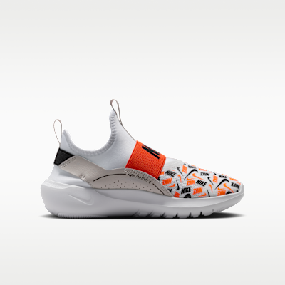 Lookbook (JR) Nike Flex Runner 4 Blanco/Naranja Seguridad/Gris Bust/Negro IO9506-100