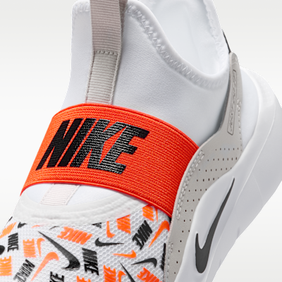 Sizing (JR) Nike Flex Runner 4 Blanco/Naranja Seguridad/Gris Bust/Negro IO9506-100
