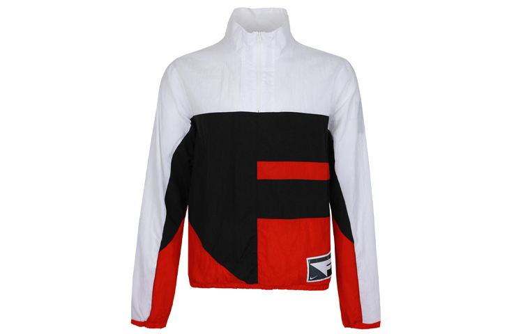 Nike Flight Half-Zip Retro Colorblock Track Jacket Black/Red CN8509-011