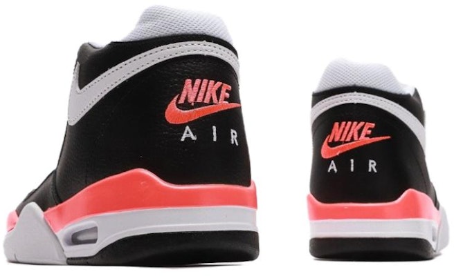 Nike Flight Legacy 減震防滑 中筒 復古籃球鞋 男款 黑白紅 Shop Nike Flight Legacy 減震防滑 中筒 復古籃球鞋 男款 黑白紅