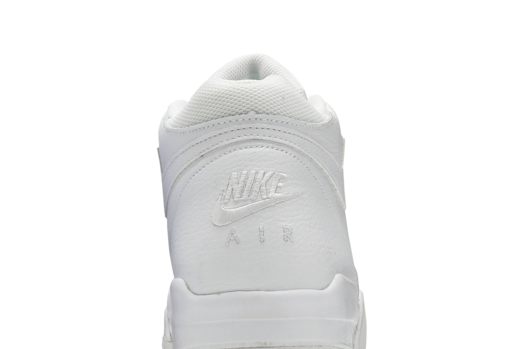nike flight legacy triple white