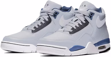 Nike Flight Legacy 減震防滑 中筒 復古籃球鞋 男款 灰藍 Order Nike Flight Legacy 減震防滑 中筒 復古籃球鞋 男款 灰藍