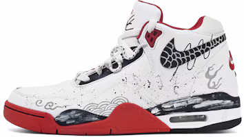Nike Flight Legacy CNY Snake Year White Red Gray Retro Basketball Shoes BQ4212-100 (Team107 - Misty Scales) Nike Flight Legacy CNY Snake Year White Red Gray Retro Basketball Shoes BQ4212-100 (Team107 - Misty Scales)