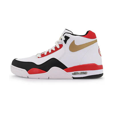 Nike Flight Legacy Shoes White/Golden/Red