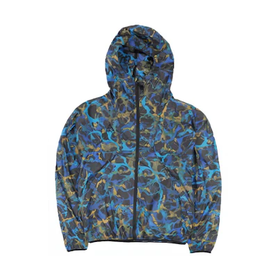 Nike Floral Windproof Sports Jacket - Blue CU0259-010
