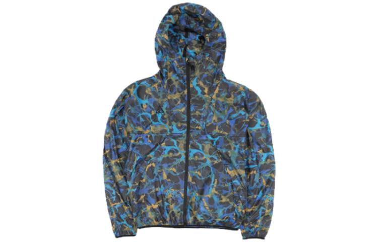 Order Nike Floral Windproof Sports Jacket - Blue CU0259-010
