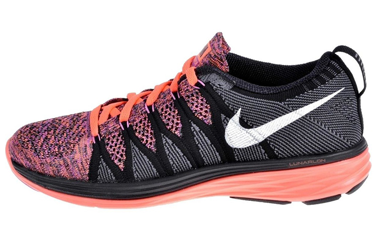 Nike Flyknit Lunar 2 Low-Top Black/Purple/Pink 620658-802