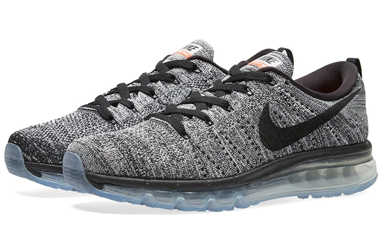 Lookbook 耐吉Air Max Flyknit低筒跑步鞋男款黑灰