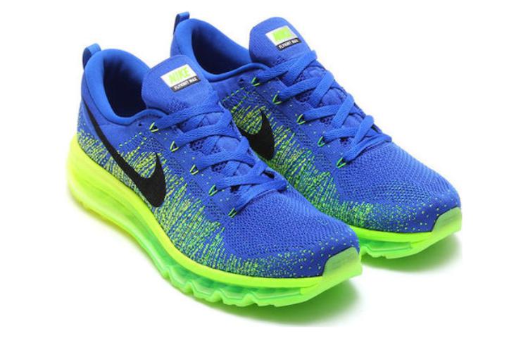 Lookbook Nike Flyknit Max 'Royal Electric Green' Sepatu Lari 620469-400